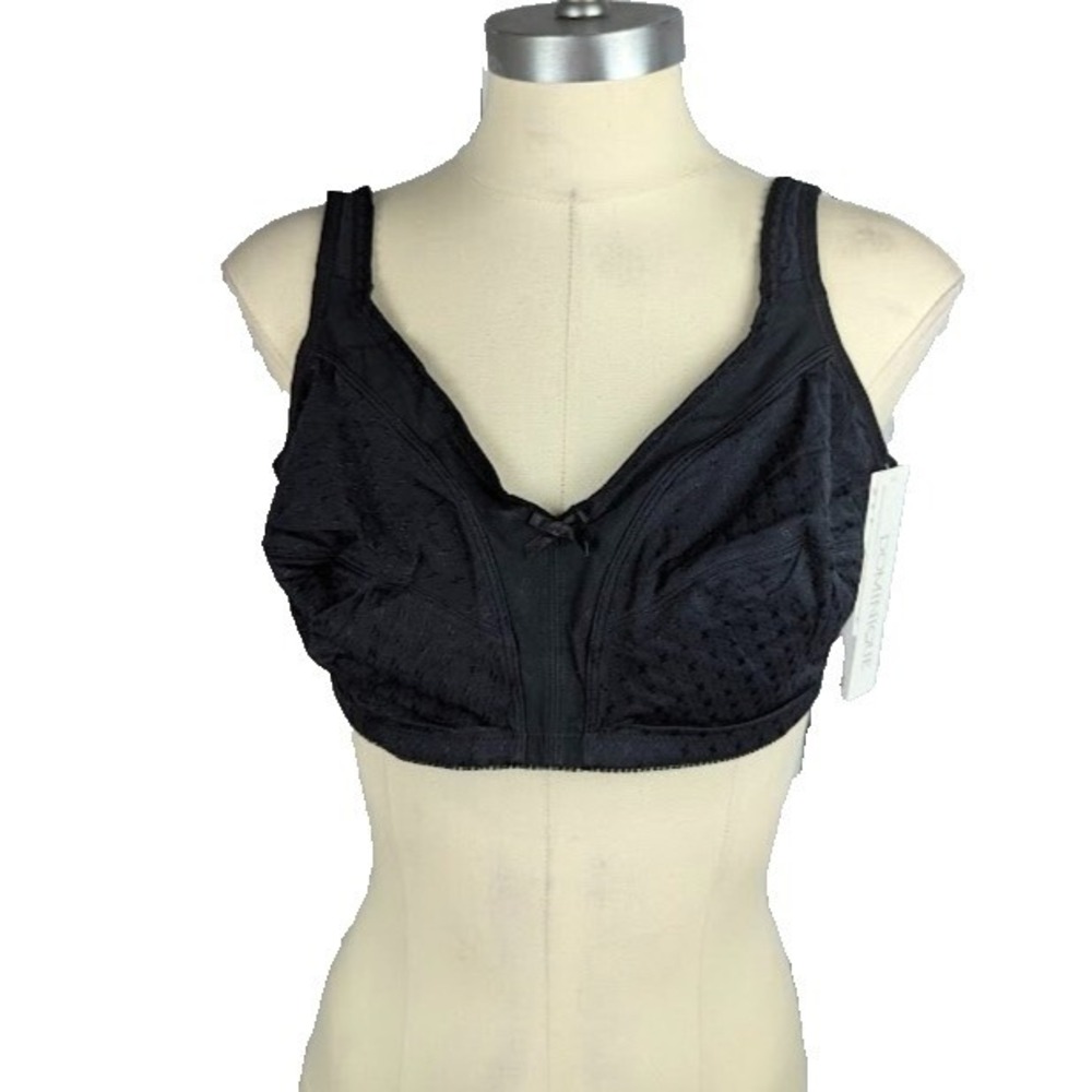Dominique Marcelle Everyday Wirefree Comfort Bra 5360 Black Size 46B